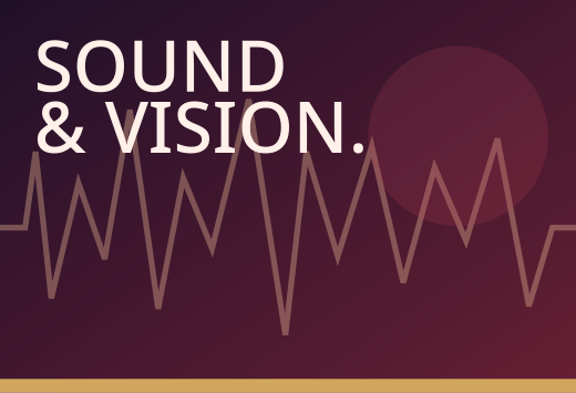 Sound and Vision illustrative media artwork
